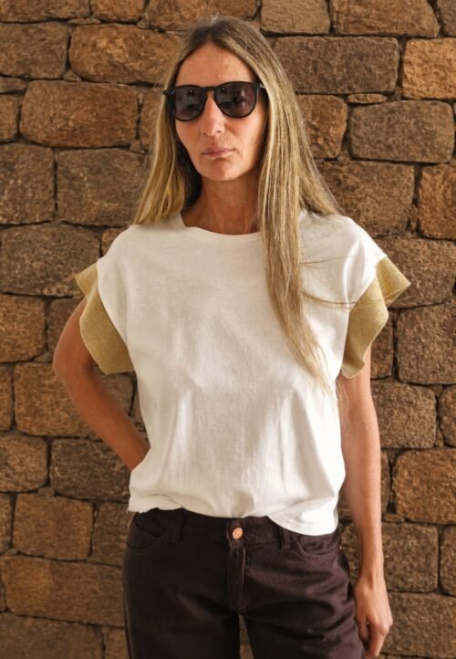 Remera Borde Lurex