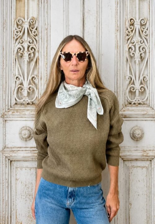 Sweater Punto Ingles Verde