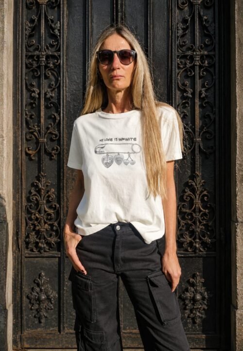Remera Blanca Love