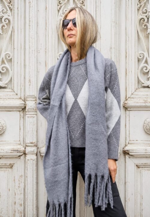 Sweater Rombo en Grises